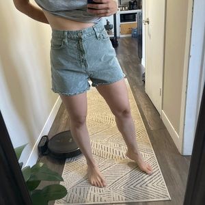 NEW 7 FOR ALLMAN KIND HIGH WAISTED SHORTS